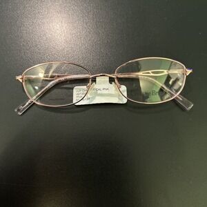 Christie Brinkley 50-18-135 Lyrical Pink Eyeglass Frames Only NWT